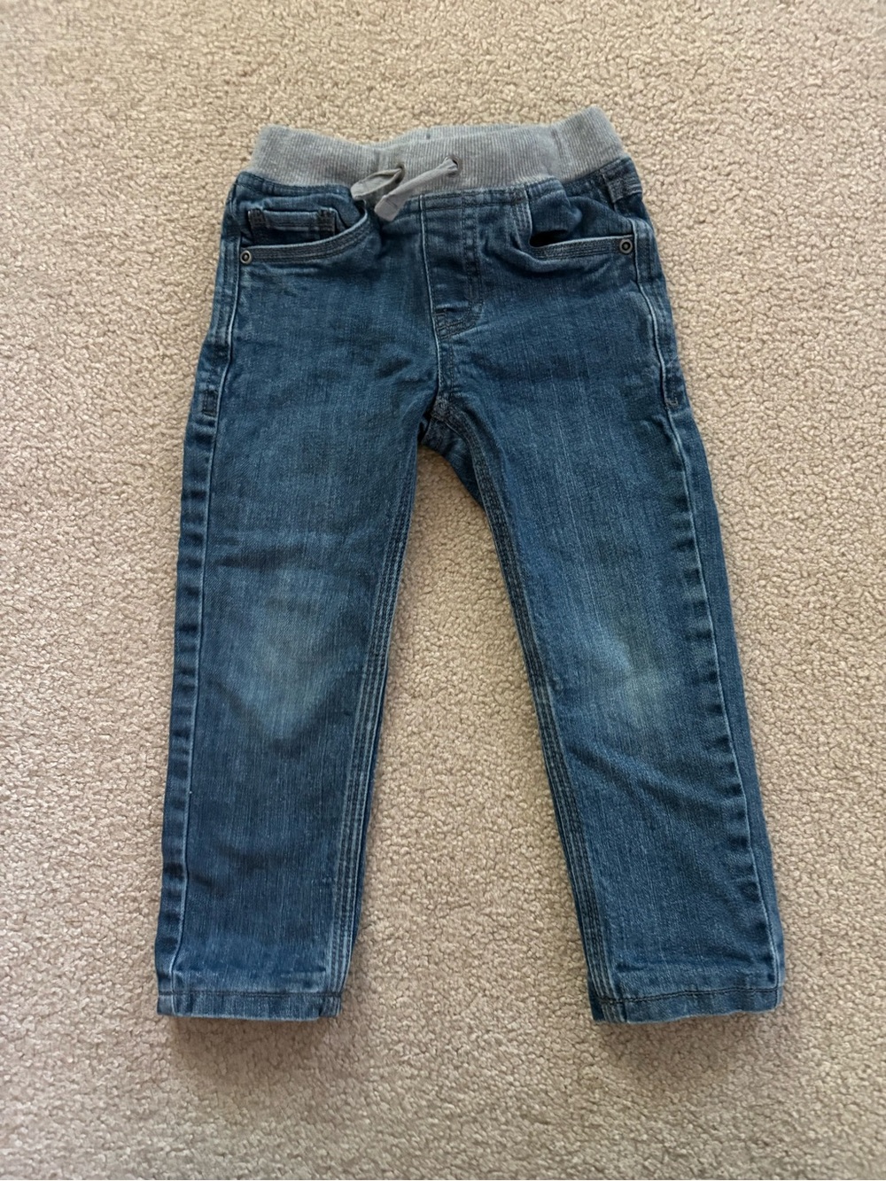 Hanna Andersson Boys 3T Pull-On Lined Jeans